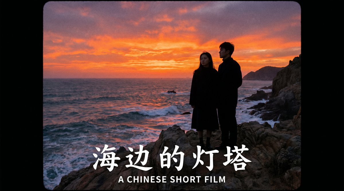 群p原创短片《海边的灯塔》视频
